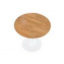 Стол обеденный HALMAR STING натуральный/белый 80/73